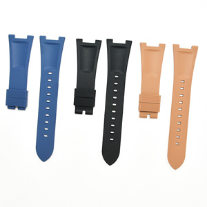 Bracelet de montre en silicone élastique personnalisé de 25 mm, remplacement pour les modèles Philippe 5711/5712/5726/5980, bracelet à encoches PeiPeiJia - Product Image 2