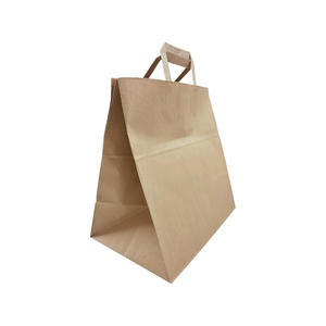 Bolsa de Papel Kraft Negra Personalizada al por Mayor, Ecológica, para Ropa - Product Image 1