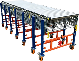 Transportador <span class=keywords><strong>de</strong></span> <span class=keywords><strong>Rodillos</strong></span> por Gravedad Flexible y Extensible, Transportador <span class=keywords><strong>de</strong></span> <span class=keywords><strong>Rodillos</strong></span> Telescópico Móvil para Carga y Descarga <span class=keywords><strong>de</strong></span> Contenedores - Product Image 3