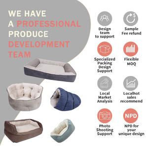 Casas grandes lavables de lujo de espuma viscoelástica impermeable cama de descanso para dormir cama para gatos cama para perros y Mascotas - Product Image 5