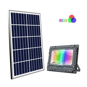 Outdoor solar led flood light with remote control 300W 500W 800W high power solar outdoor flood lights