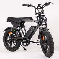 Vélo Électrique Tout-Terrain V8 à Pneus Larges, Vente Directe Usine, 7 Vitesses, Batterie Lithium, Autonomie 65km, Moteur Arrière, Idéal Neige