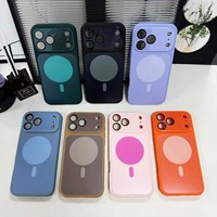 Coque de téléphone magnétique en maille nid d'abeille, antichoc, dissipant la chaleur, avec support anneau et béquille pour iPhone 18 17 16 15 14