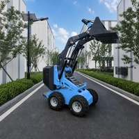 Chargeuse compacte sur chenilles S370 pour travaux agricoles, ranchs, serres, déplacement de terre, godet de 0,07 m³, capacité de montée de 25 degrés