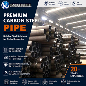 ท่อเหล็กคาร์บอน API 5L Gr.B A53 Gr.B ขนาด 219.1 มม. หนา 8 มม. Sch40 EFW GB T8163 แบบดองดิบ พร้อมค่าความคลาดเคลื่อนที่แม่นยำ - Product Image 1