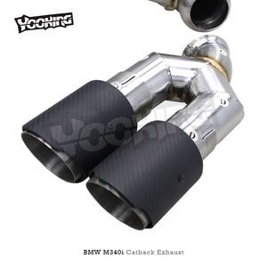 Escape Catback para <span class=keywords><strong>BMW</strong></span> M340 M340i <span class=keywords><strong>M440</strong></span> M440i 3,0 T 2019-2023 rendimiento coche SUS304 silenciador de tubo sistema de escape Valvetronic - Product Image 6