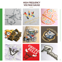 Badges de logo 3D thermocollants en TPU ODM/OEM, motifs personnalisés Cœur et Fleur pour vêtements, casquettes, sacs, chaussures et chapeaux