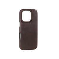Étui de téléphone magnétique antichoc en cuir huilé de luxe YUBO LEATHER avec trou pour appareil photo surélevé pour 16/16 Pro Max/16 Plus Private