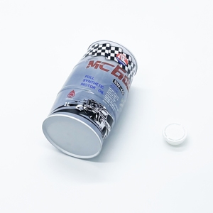 OEM/ODM Round Tinplate <b>Drum</b> Shape 1L Empty Engine <b>Oil</b> Metal Cans 0.28mm Thickness Lacquered Finish Offset Printing Custom Logo - Product Image 5