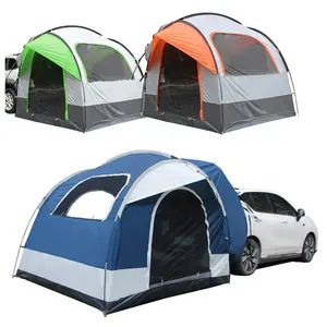 3-4 personen Outdoor für faltbares SUV-Autoreifunktionszelt Auto Seitenzelt Campingzelt mit Auto-Rückschlitz Zelt Suv Outdoor Camping