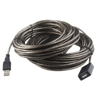Cable de extensión USB 2,0 macho a hembra USB 2,0 tipo a macho a hembra transferencia de datos de alta velocidad 480 Mbps
