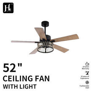 Nouveau lustre de plafond à LED en cristal de 52 pouces pour salon, 5 pales avec ventilateur de plafond intégré - Product Image 2