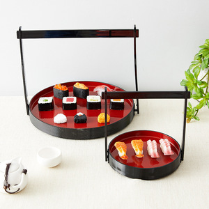 Plateau à sashimi japonais à double poignée, plateau à sushi, couverts de restaurant japonais et coréen avec poignées pour une manipulation facile. - Product Image 3