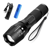 Grosir T6 Senter selam LED USB dapat diisi ulang kecerahan tinggi untuk lampu darurat luar ruangan produk lintas batas