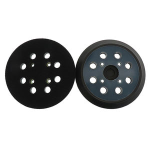 5 इंच 123 मिमी 8 छेद 4 बोल्ट ब्लैक हुक और लूप बैकअप बफिंग प्लेट सैंडिंग डिस्क के लिए रेत डिस्क बेकरी पैड धातु की लकड़ी पॉलिश - Product Image 1