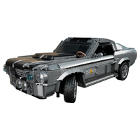 HW 879 Uds bloques de construcción coches famosos tecnología de partículas pequeñas piezas ladrillos modelo de coche fresco adornos de escritorio juguetes conjunto para niños