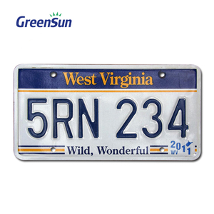 Cổ Cổ Điển Kim Loại Giấy Phép Tấm Tùy Chỉnh Thiết Kế Dập Nổi Mạ Vàng Nhôm Xe Tấm Với Chữ Khắc - Product Image 3