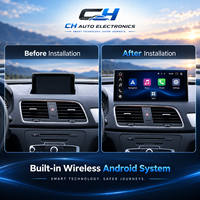 Pour Audi Q3 2013-2018, lecteur Android 8 cœurs 12,3 pouces, prise en charge du CarPlay sans fil et d'Android Auto, caméra 360° d'origine