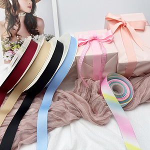 Лента из гросгрена Xiangrong класса люкс, утолщенная, с ребристой нитью, для одежды, текстиля, аксессуаров, рукоделия, украшений для волос, бантов - Product Image 2