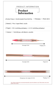Dual End Nail Rhinestone Picker Wax Tip Pencil Crystal Stone Pickup Dotting Pen DIY Nail Art Brush <b>Set</b> - Product Image 2