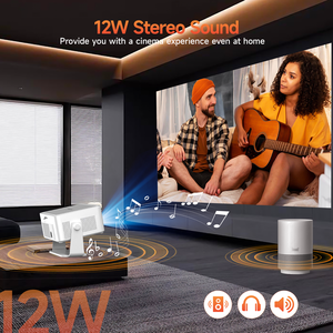 Mini-<span class=keywords><strong>projecteur</strong></span> portable HY450 MAX 8K avec prise en charge WIFI6, 1100 ANSI, Android 14, pour extérieur, 1080P, autofocus, 2 Go de RAM - Product Image 6