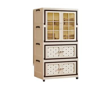 Moderno armadio pieghevole Multi-funzionale scatola di immagazzinaggio camera da letto vestiti per la casa finissaggio armadio armadietto - Product Image 5