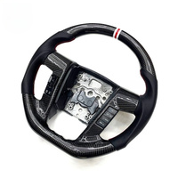 Volante de fibra de carbono Interior de coche personalizado para Ford Raptor F150 6,2 2010 2011 2012 2013 2014