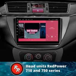 Redpower HI-FI DVD สำหรับรถยนต์มิตซูบิชิแลนเซอร์2000-2010เครื่องเล่นมัลติมีเดีย DSP 10.0แอนดรอยด์ - Product Image 4