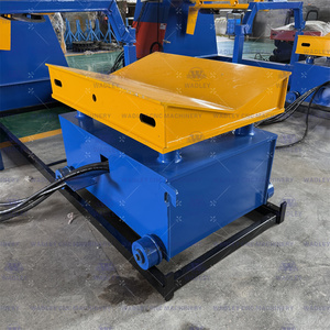 High Production Efficiency Steel Coil Hydraulic Double Head Uncoiler Decoiler <b>Machine</b> for Roll Forming <b>Machine</b> - Product Image 5