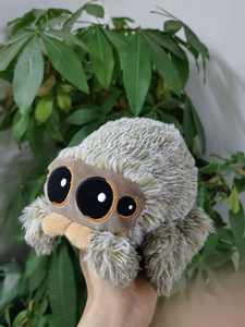 Chine fabricant personnalisé Super doux peluche noir araignée jouets en peluche PP coton remplissage maille doublure lavé finition mobile - Product Image 2