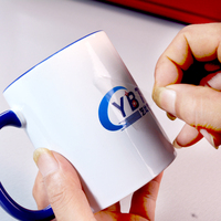 Pour verre métal sans bordure gauche toboggan décalcomanie feuilles de transfert pour tasses en céramique Film gratuit Laser Transparent eau décalcomanie papier