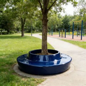 B47 Midcentury FRP <b>Garden</b> Chair Eco-Friendly Durable Outdoor Furniture for School Park Use Colorful Tourist Photo <b>Memorial</b> - Product Image 4