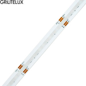 Tira de LED COB RGB Ultra Brillante, Ángulo de Haz de 120°, Ancho de 10 mm, 576 LED/m, DC12V 24V, Cinta Flexible para Decoración e Iluminación Creativa - Product Image 1