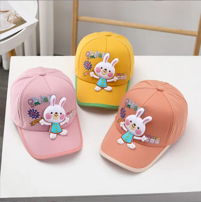 Gorra de béisbol ajustable para niños y niñas, gorra de béisbol ajustable para el sol