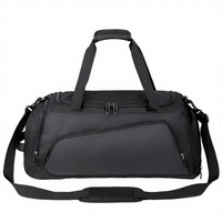 Sac de sport et de voyage en toile de qualité supérieure 2026, grande capacité, tissu durable, poche zippée, impression de logo personnalisée