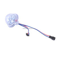 Lampe à corps en plastique personnalisée 35 mm DC 12V 24V, lumière LED à points pixel pour l'éclairage des parcs d'attractions