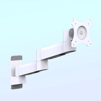 Bras de moniteur vertical à montage industriel Vesa Nouvel accessoire d'ordinateur mécanique mural PC avec une excellente visibilité