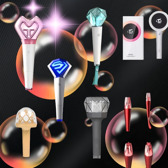 Custom Concert Acrylic Ball Glow Stick Kpop Light Stick Professional Design Manufacturer for Concert Events and Parties