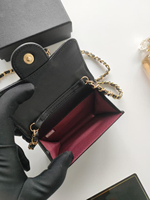Sac de téléphone portable en cuir léger de luxe avec bandoulière chaîne détachable, étui portefeuille bandoulière pour femme