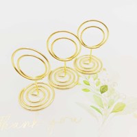 Porte-numéros de table en métal pour mariage, supports de numéros de table en forme de cœur, porte-photos, porte-menus, pinces à mémo