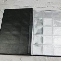 Classeur de présentation en PVC à 150 pochettes pour collection de pièces de monnaie et de timbres
