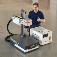 Machine de marquage laser UV compacte et mini, graveur laser UV à lumière froide de bureau pour le marquage de logos sur PCB, bouteilles en plastique et verre