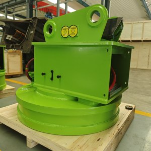 Imán de elevación hidráulica para excavadora, 10 toneladas-45 toneladas, accesorio para Excavadora hidráulica, imán de elevación eléctrico para chatarra - Product Image 4