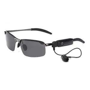 New smart bluetooth headset sunglasses glasses men polarized smart driving phone toadstool sunglasses