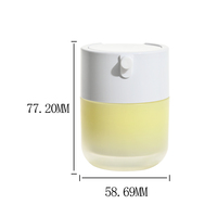 Bea Cukai botol Losion tanpa udara, botol kosmetik ramah lingkungan 30g lapis ganda dapat diganti
