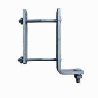Support de montage simple face en acier galvanisé à chaud réglable YX pour disjoncteur