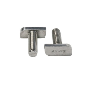 Tornillos T personalizados tipo 28/28 de acero inoxidable, <span class=keywords><strong>cabeza</strong></span> de <span class=keywords><strong>martillo</strong></span> especial, A2, A4, <span class=keywords><strong>M8</strong></span>, M10, 316, 304 - Product Image 1