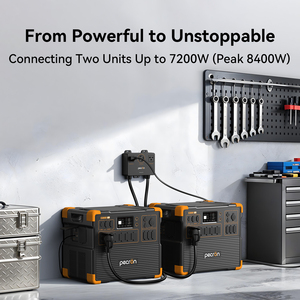 สถานีพลังงานแสงอาทิตย์แบบพกพาขนาดใหญ่ E3800LFP 4200W 3840Wh MPPT Modified Sine Wave 240V ระบบแบ่งเฟส สำหรับใช้ในบ้านและรถยนต์ - Product Image 3