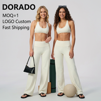 Ensembles de yoga et de fitness pour femmes : Soutiens-gorge de sport, tenues d'entraînement, leggings de yoga taille haute, vêtements de pilates et de gym