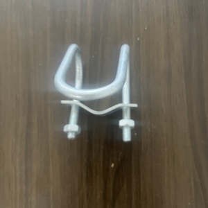Abrazadera de doble U en forma de U de 48 mm galvanizada con hebilla cruzada para invernadero pequeño de estabilidad estructural, marca <span class=keywords><strong>GYH</strong></span> - Product Image 4